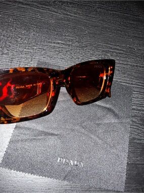Prada sunglasses leopard print